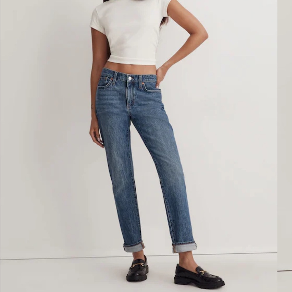 Madewell Blue Boyfriend Jeans